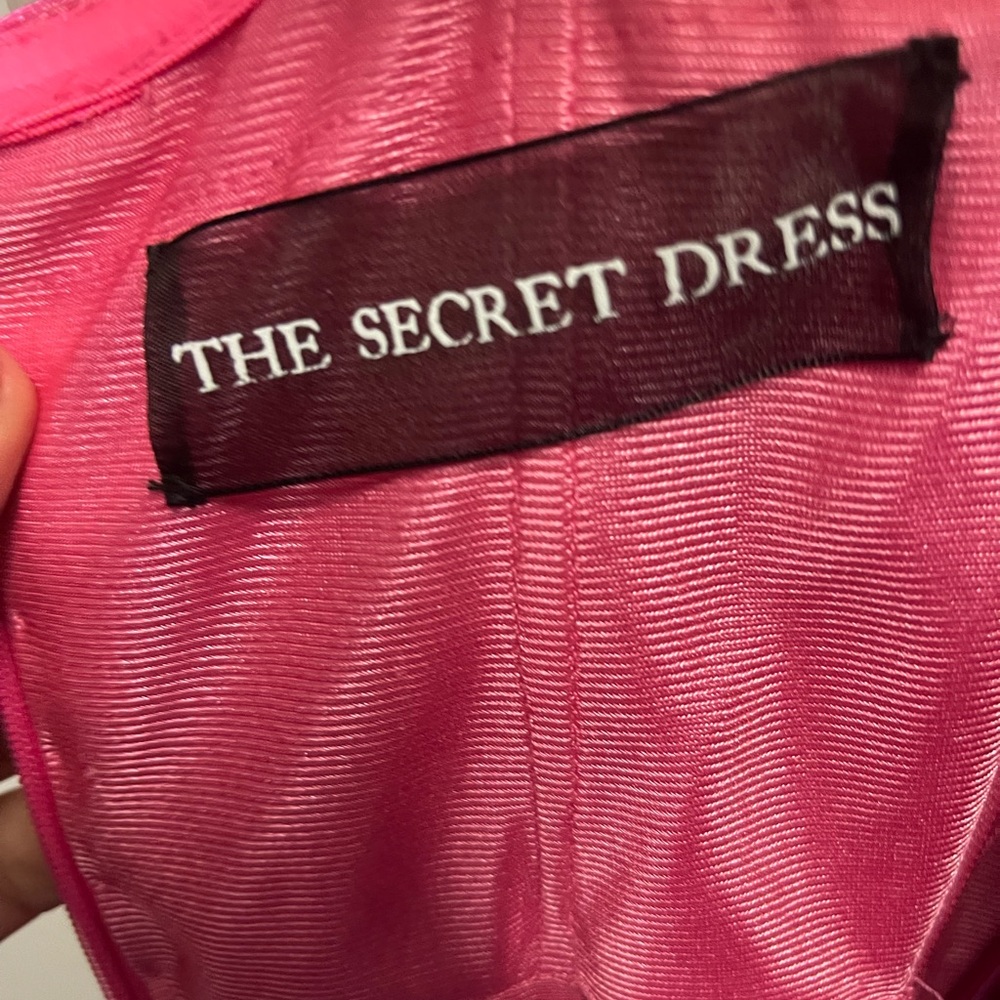 Pink Asymmetrical Ruched Sweetheart Prom Gown - Picture 5 of 5